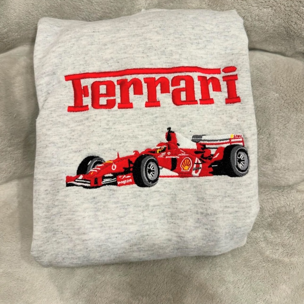 Ferrari Embroidered Sweatshirt